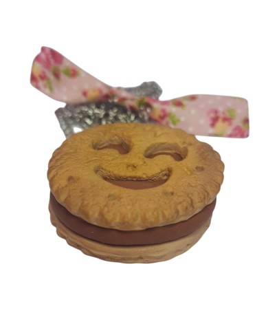 Κολιέ μπισκοτάκι "smile"