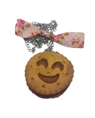 Κολιέ μπισκοτάκι "smile"