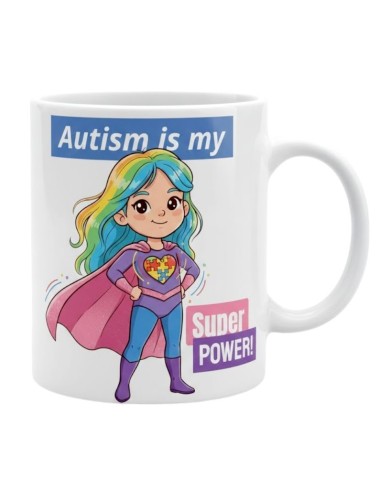 Κούπα supergirl στο φάσμα του αυτισμού