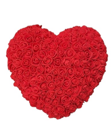 Rose heart κόκκινη
