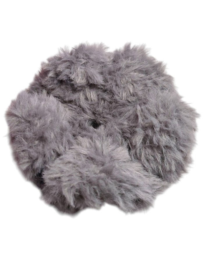 Πλεκτό γούνινο Scrunchie γίγας