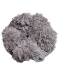 Πλεκτό γούνινο Scrunchie γίγας