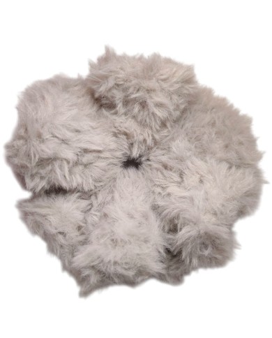 Πλεκτό γούνινο Scrunchie γίγας