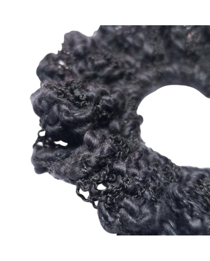 Noir Twist Scrunchie