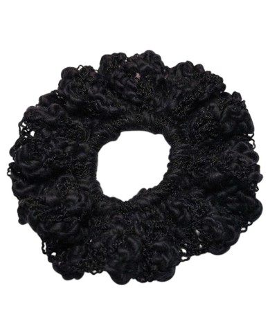 Noir Twist Scrunchie