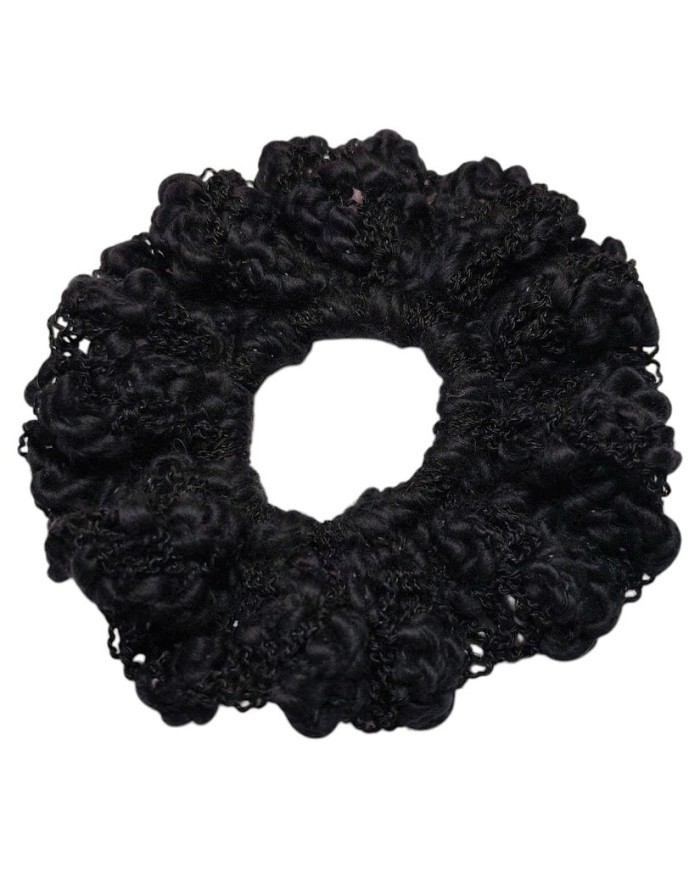 Noir Twist Scrunchie