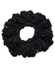 Noir Twist Scrunchie