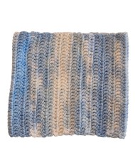 Πλεκτός παιδικός λαιμός γαλάζιος