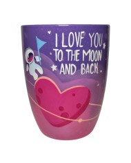 Ζωγραφιστή κούπα i love you to the moon and back