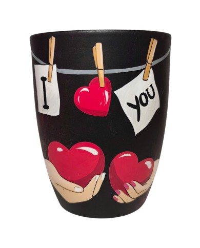 Ζωγραφιστή κούπα i love you