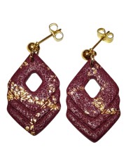 Σκουλαρίκια Velvet Garnet