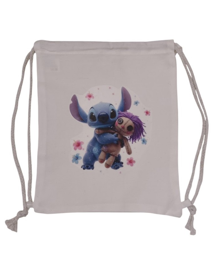 Πάνινο παιδικό σακίδιο stitch