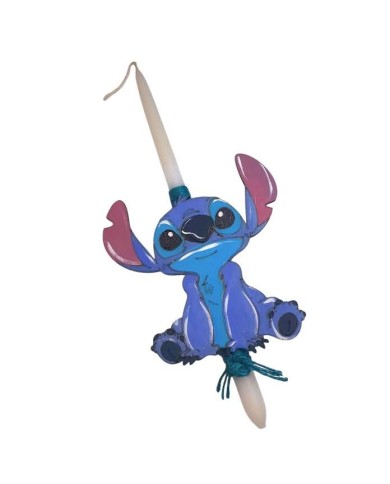 Λαμπάδα stitch ζωγραφιστή