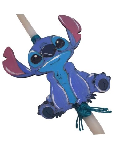 Λαμπάδα stitch ζωγραφιστή