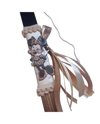 Λαμπάδα minnie mouse λεοπάρ