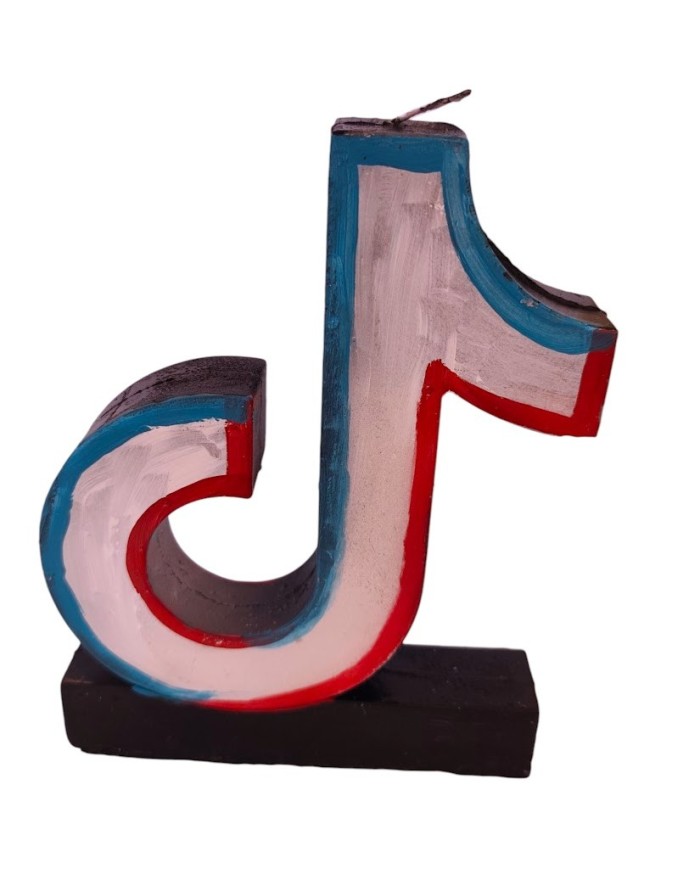 Τρισδιάστατη λαμπάδα tiktok