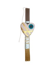 Λαμπάδα evil eye γκρι