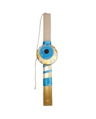 Λαμπάδα evil eye γαλάζιο