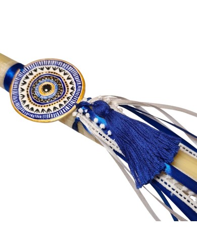 Λαμπάδα evil eye πολυμερικός πηλός