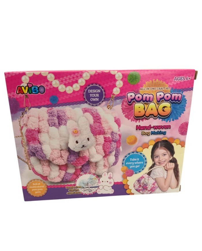 Kit κατασκευής τσάντας pompom