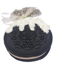 Κολιέ μπισκότο τύπου Oreo Glow in the dark