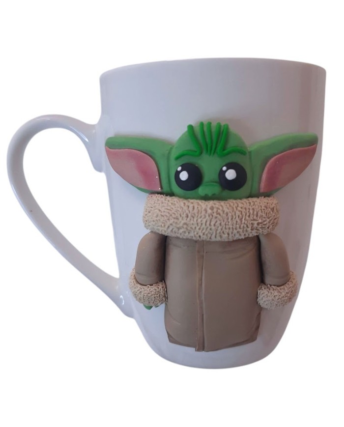 Τρισδιάστατη κούπα Yoda cute