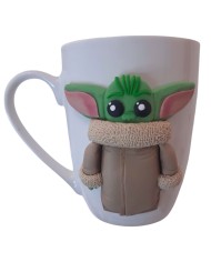 Τρισδιάστατη κούπα Yoda cute