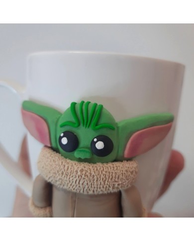 Τρισδιάστατη κούπα Yoda cute