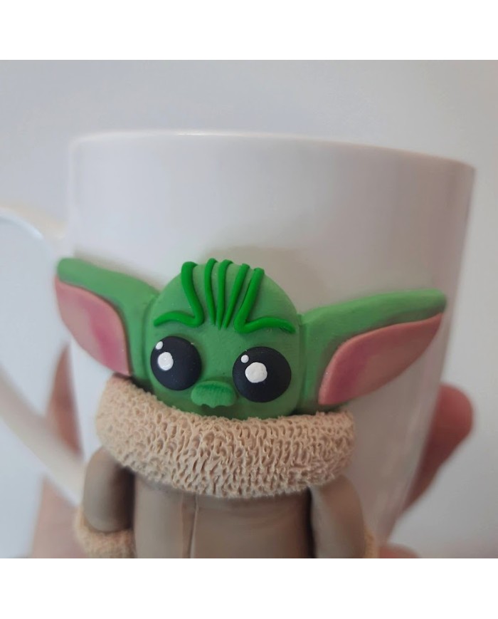 Τρισδιάστατη κούπα Yoda cute