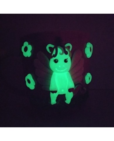Τρισδιάστατη κούπα μονόκερος glow in the dark