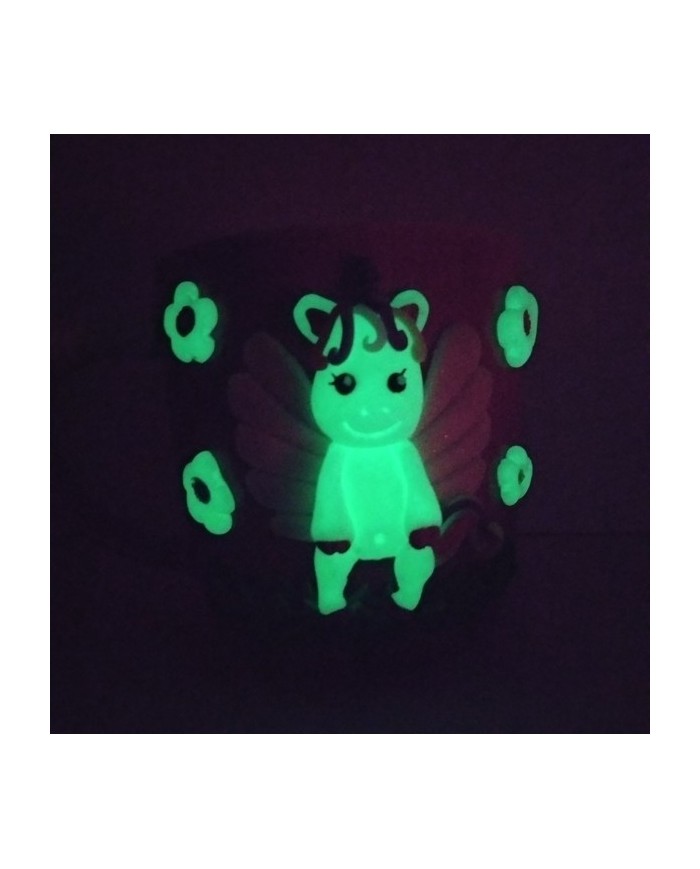 Τρισδιάστατη κούπα μονόκερος glow in the dark