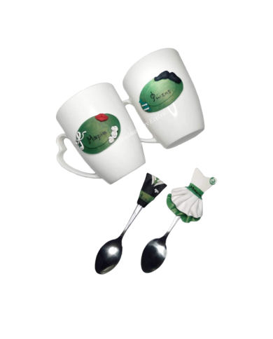 Σετ δώρου για νεόνυμφους πράσινο