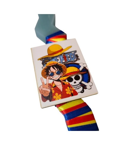 Λαμπάδα One piece Luffy γαλάζια