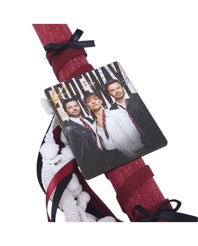 Λαμπάδα Erreway μπορντώ