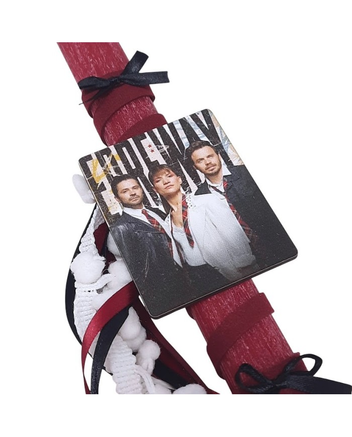 Λαμπάδα Erreway μπορντώ
