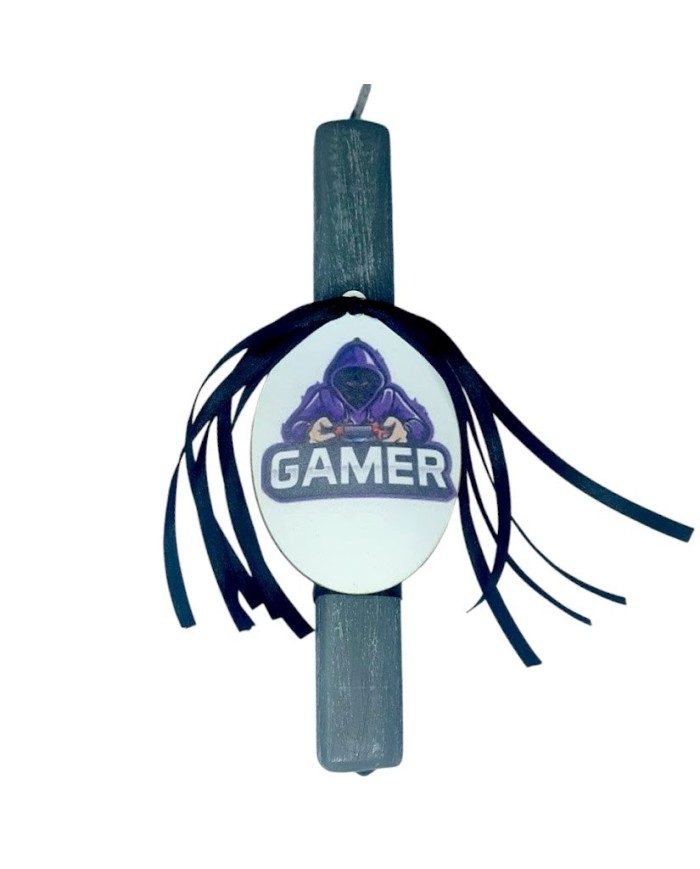 Λαμπάδα gamer γκρι