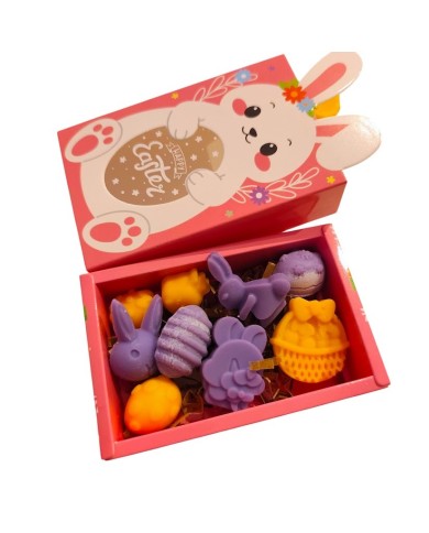Wax melt box λαγουδάκι ροζ