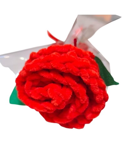 Scrunchie rose κόκκινο