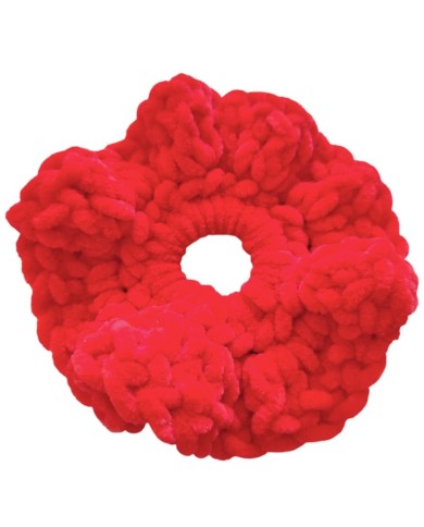 Scrunchie rose κόκκινο