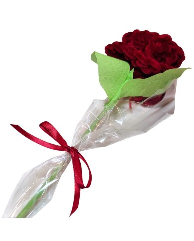 Scrunchie rose μπορντώ