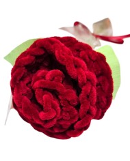 Scrunchie rose μπορντώ