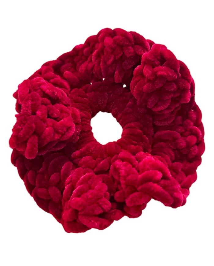 Scrunchie rose μπορντώ