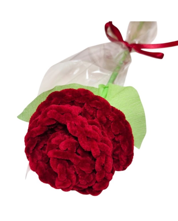 Scrunchie rose μπορντώ