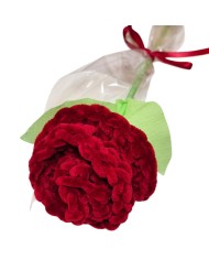 Scrunchie rose μπορντώ