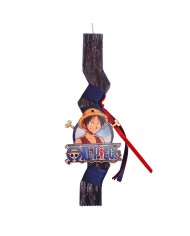 Λαμπάδα One piece Luffy μπλε