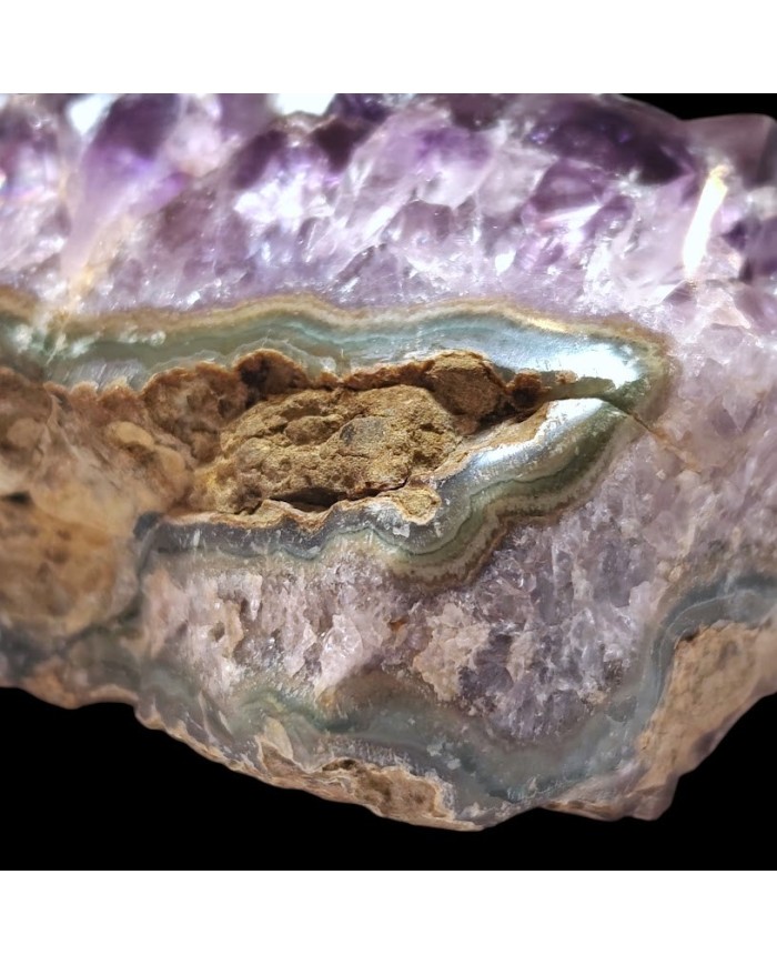 Αμέθυστος Ουρουγουάης ημιγυαλισμένος 272gr.