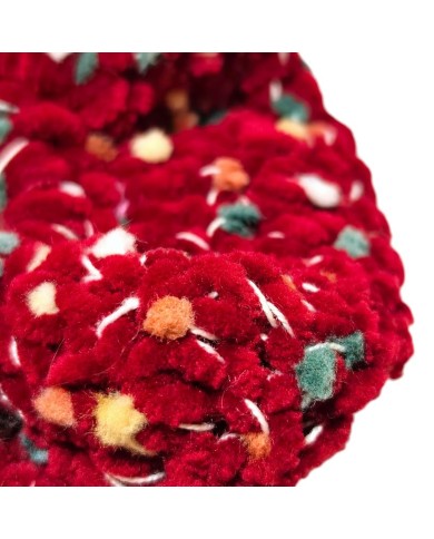 Scrunchie πασχαλινό κουνελάκι μπορντώ