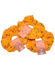 Πασχαλινό Scrunchie κουνελάκι πορτοκαλί