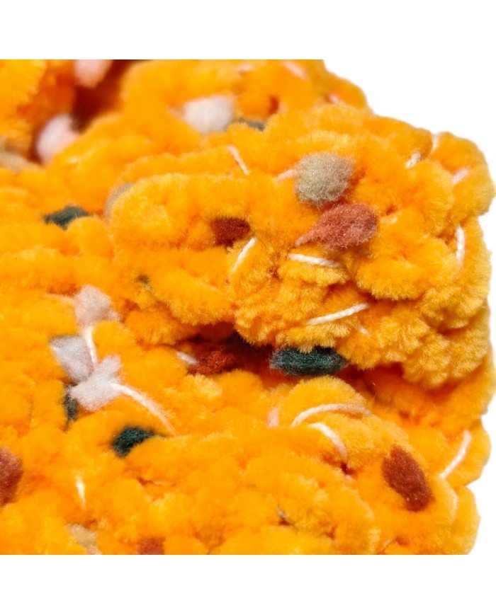 Πασχαλινό Scrunchie κουνελάκι πορτοκαλί