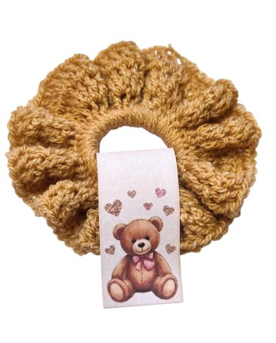 Caramel Bear Scrunchie